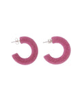 Plüsch hoop earrings Sample 1