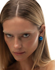 Chroma Plüsch blue earrings