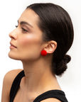 Plüsch Earrings Red Lipstick