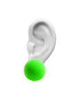 Plüsch Earrings Toxic Green