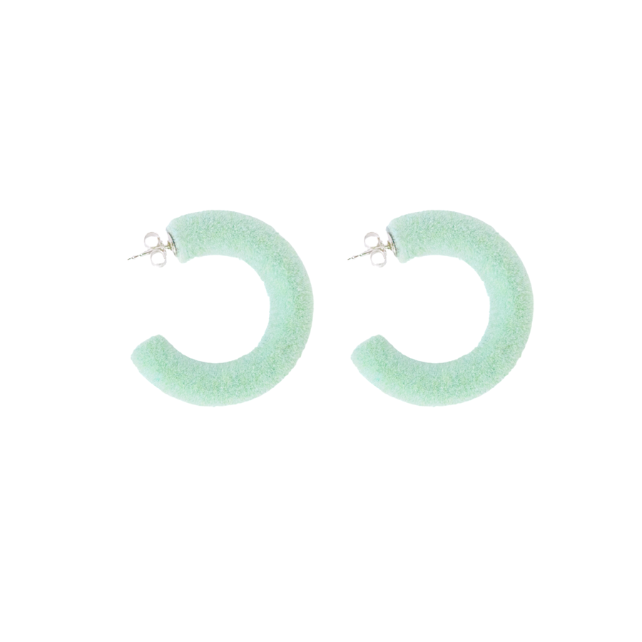 Plüsch hoop earrings Sample 7