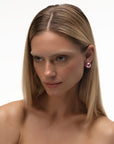 Chroma Plüsch pink earrings