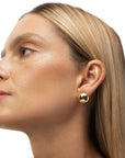 Chroma Plüsch golden earrings
