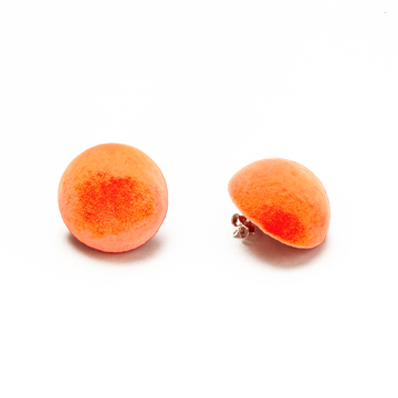 Plüsch Earrings Crazy Orange Sample
