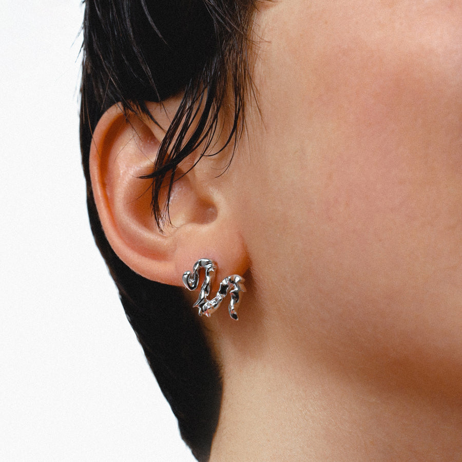 Dragonflower earrings
