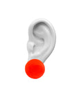 Plüsch Earrings Crazy Orange