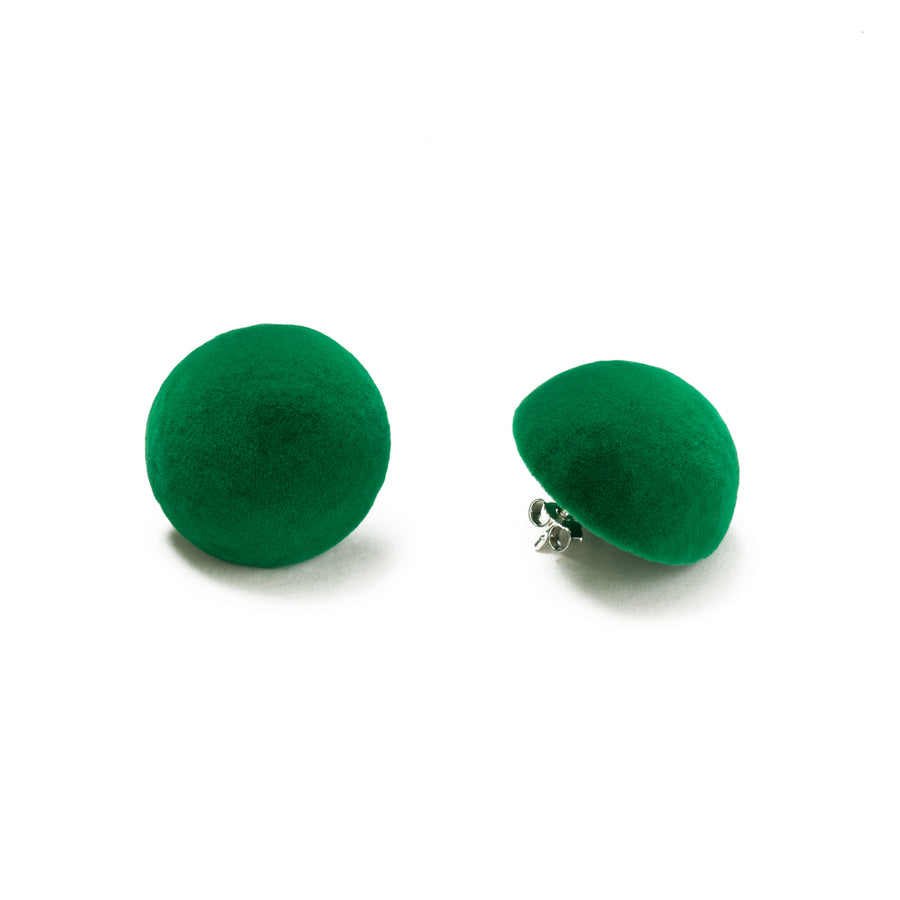 Plüsch Earrings Shamrock Green
