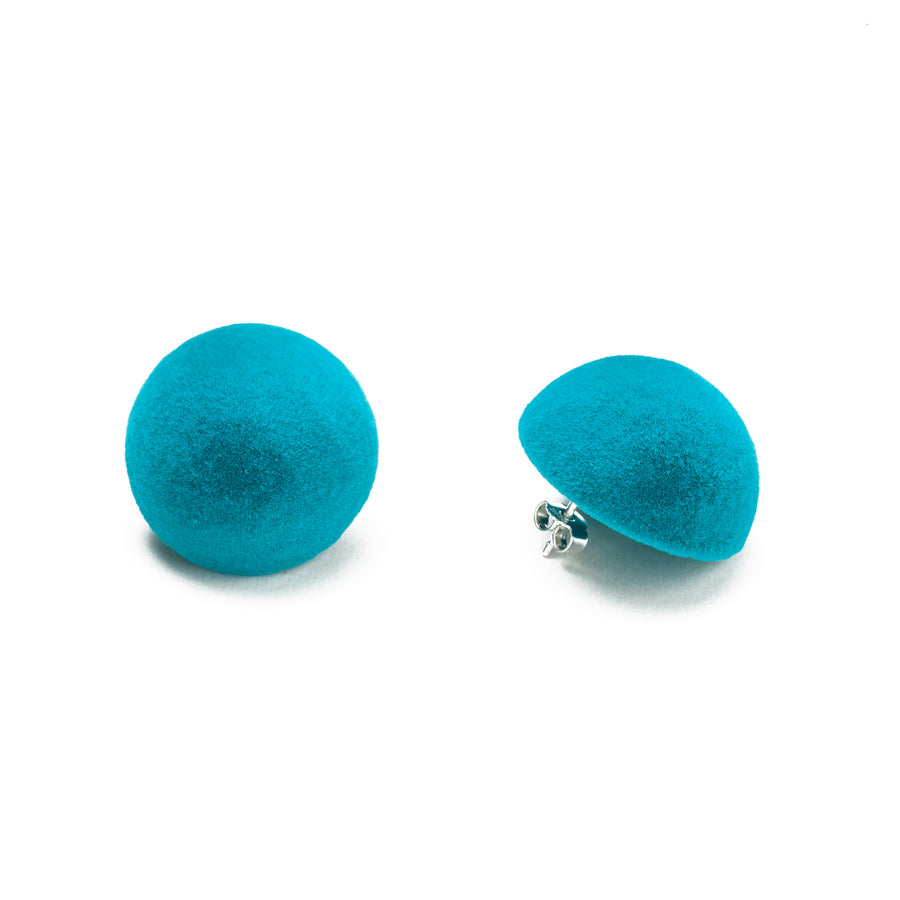 Plüsch Earrings Turquoise